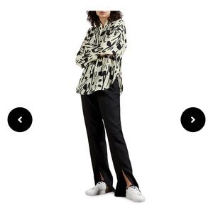 Ted Baker Made in Britain Collection Mamther Silk blouse